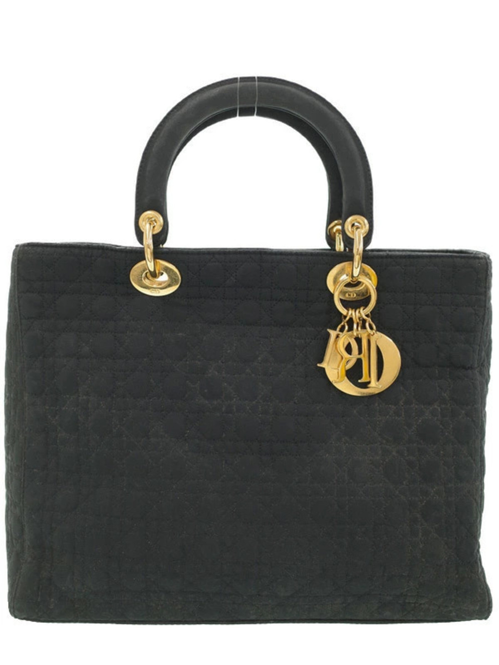 Christian Dior Cannage Lady Dior handbag black quilted